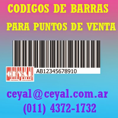 CODIGO DE BARRAS PARA PUNTOS DE VENTAS