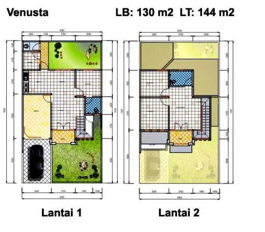 Denah Rumah Minimalis Type 36