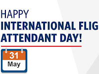 International Flight Attendant Day - 31 May.