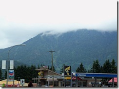 Low clouds in the Cascades