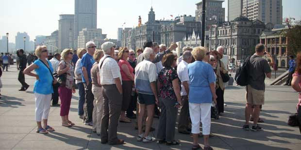 Foreign Tourist in Shanghai