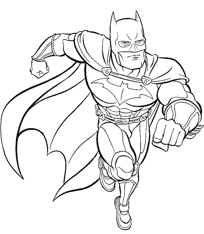 Buku Gambar Mewarnai Super Hero Batman murid 17 Buku Gambar Mewarnai Super Hero Batman murid 17