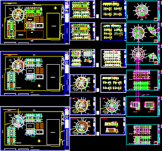 école primaire autocad dwg