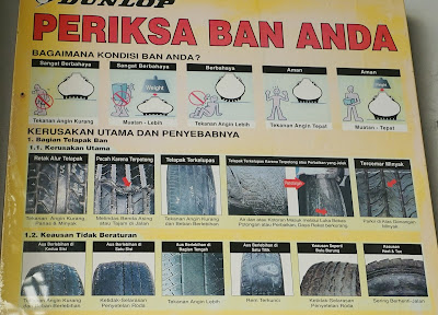 Gambar Kerusakan Pada Bagian Telapak Ban