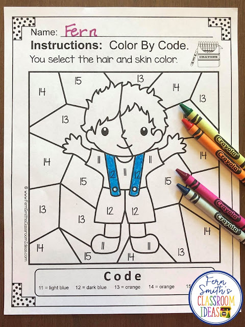 Color By Number For Math Remediation Teen Numbers 11 to 15 Old Woman in a Shoe - If you are looking for a resource for math remediation while still giving your students some confidence while reviewing important math skills, you will love this series. These five Color By Number worksheets focus on TEEN Numbers 11 to 15 with an adorable There Was An Old Woman Who Lived in a Shoe theme. The five pages have only a few color selections and only a few numbers, to help your students focus on the repetitive pattern of the teen numbers 11 to 15. All the while giving your students a fun and exciting review of important math skills at the same time! You will love the no prep, print and go ease of these printables. As always, answer keys are included.