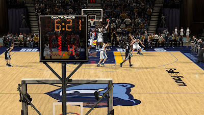 NBA 2K13 Memphis Grizzlies Court Patch