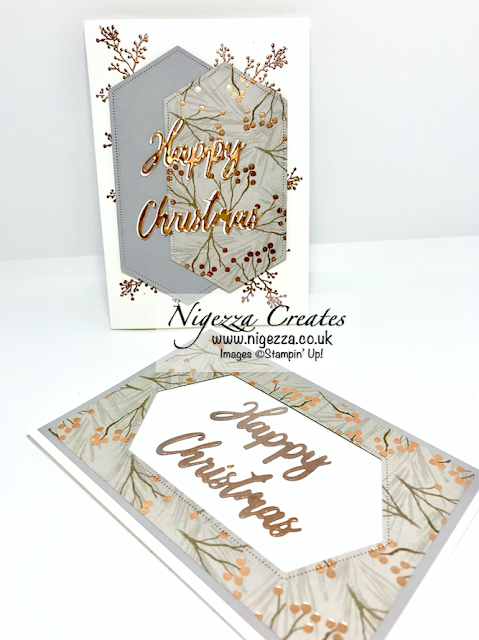 Nigezza Creates with Stampin' Up! and Word Wishes and Stitched Nested Label Dies 