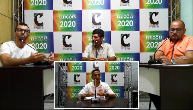 Candidato a prefeito de Santa Cruz, Fábio Aragão é entrevistado na Rádio Comunidade FM