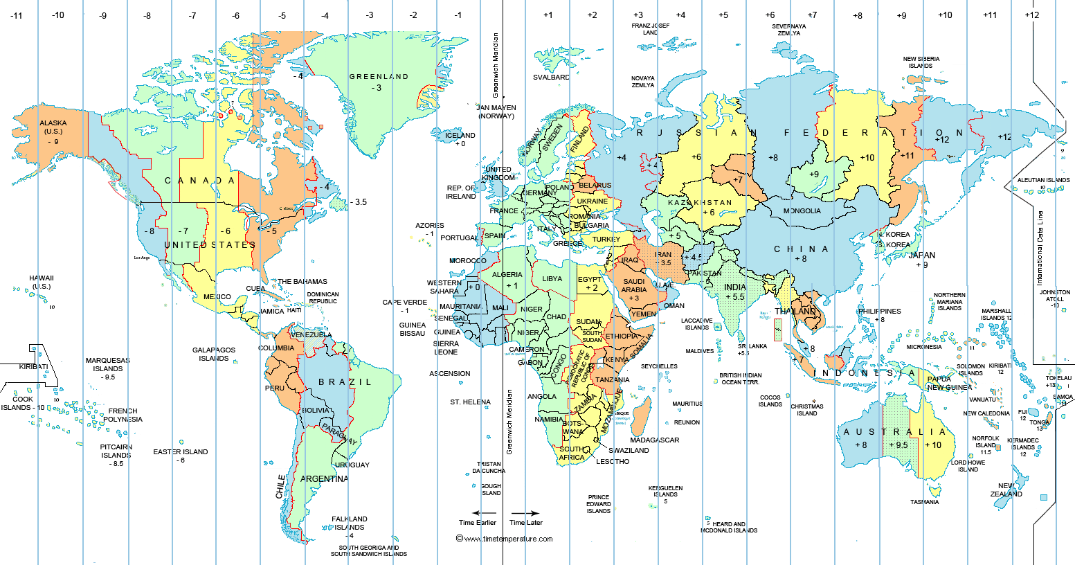 FlightRadar24 Time Zones Map | Plane Flight Tracker