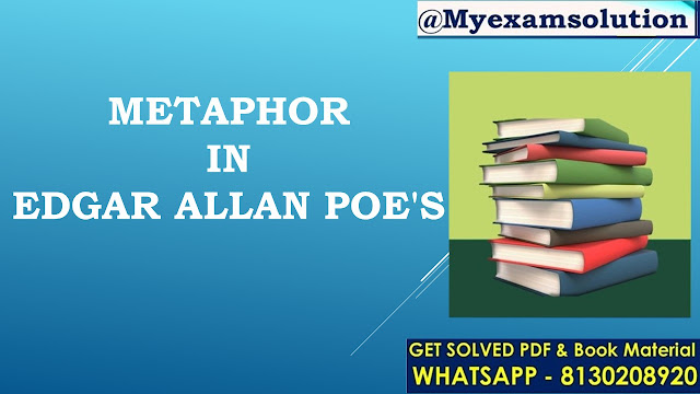 Analyze the use of metaphor in Edgar Allan Poe's The Raven