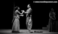 Blood Wedding play during Summer Theatre Festival 2011 @ National School of Drama, Delhi : Posted by VJ SHARMA on www.travellingcamera.com : Here is PHOTO JOURNEY through BLOOD WEDDING play of Summer Theatre Festival 2011 @ National School of Drama, DelhiBlood Wedding is a tale of a community of people who are bound passionately to the savage landscape in which they live and toil in order to grow and nourish life. However, mixed with this beauty and vitality is a poinonous history of family feuds, and most young women must endure a lifetime of windowhood and bitterness as they watch generations of young men grow old enough to fall in love, procreate  and bleed on the end of another young man's knife. There is a sense of inevitable tragedy linked with what it means to be a passionate Spaniard in Lorca's work. What he tells us is  that in order to feel this 