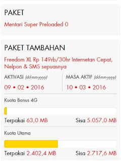 Cara Cek Sisa Kuota Internet Indosat ooredoo Semua Paket