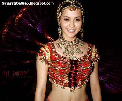 isha sharvani in traditional gujarati dress - Chaniya Choli