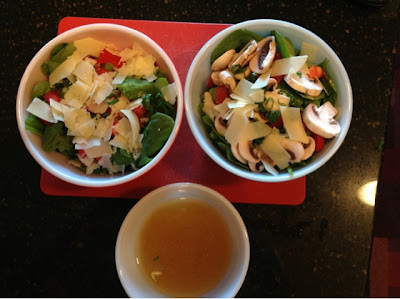 homemade, dressing, salad dressing, vintage pyrex, horizon blue, honey mustard, fresh, pyrex in action