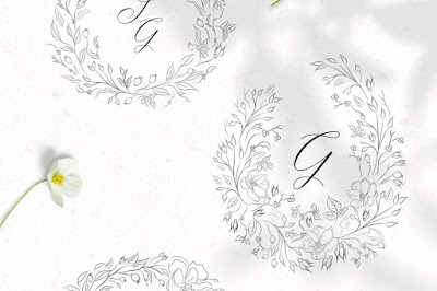 Floral Decorative Ornate Wreaths