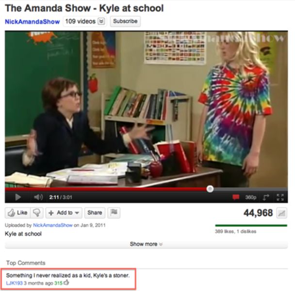 funny youtube comments, hilarious comment on youtube, funny, funny pictures, fail, youtube comments