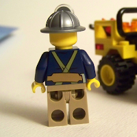 LEGO miner back