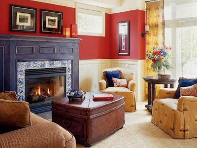 Living rooms In Red