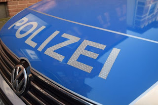 Немецкая полиция в Аугсбурге