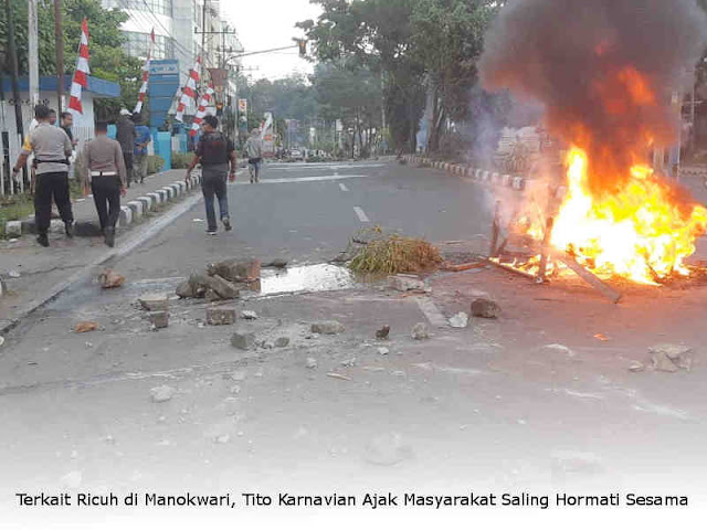 Terkait Ricuh di Manokwari, Tito Karnavian Ajak Masyarakat Saling Hormati Sesama