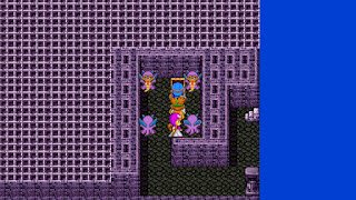 The party encounters a pack of Gremlins inside the Lighthouse, a dungeon in Dragon Quest II.