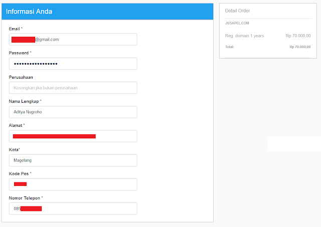 Cara Membeli Domain .Com Murah di Niagahoster 