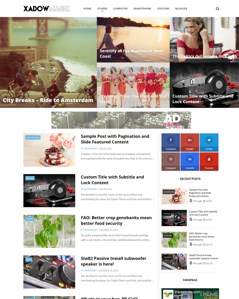 XadowMagz blogger theme