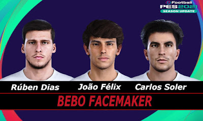 PES 2021 Faces Dias, Felix, Soler by Bebo