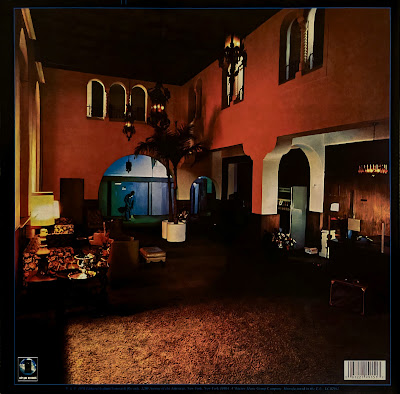 Eagles Hotel California Vinyl Rear Cover Art