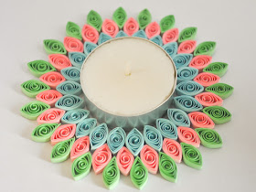 ccute Quilling Paper Diya Holder Collections 2016