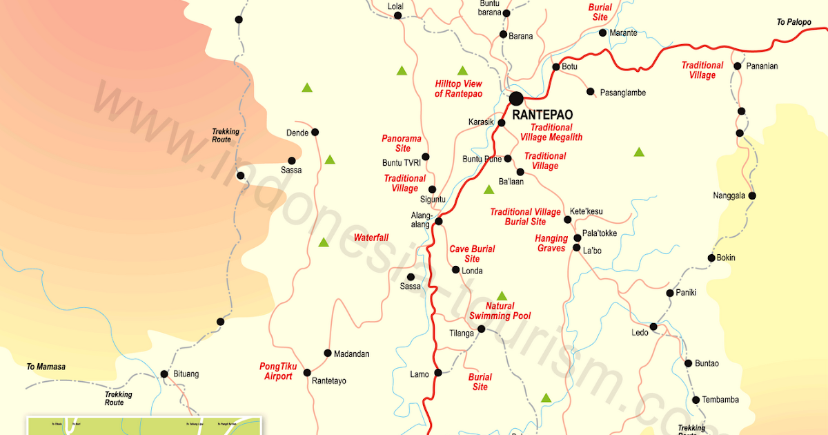 Toraja Tourism Map  S U P E R N O V A