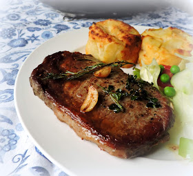 Butter, Herb & Garlic  Basted Steaks