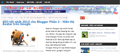 SEO Nhãn Blogger tốt nhất 2013