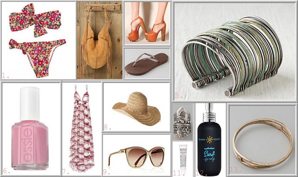 Spring Summer Essentials Collage