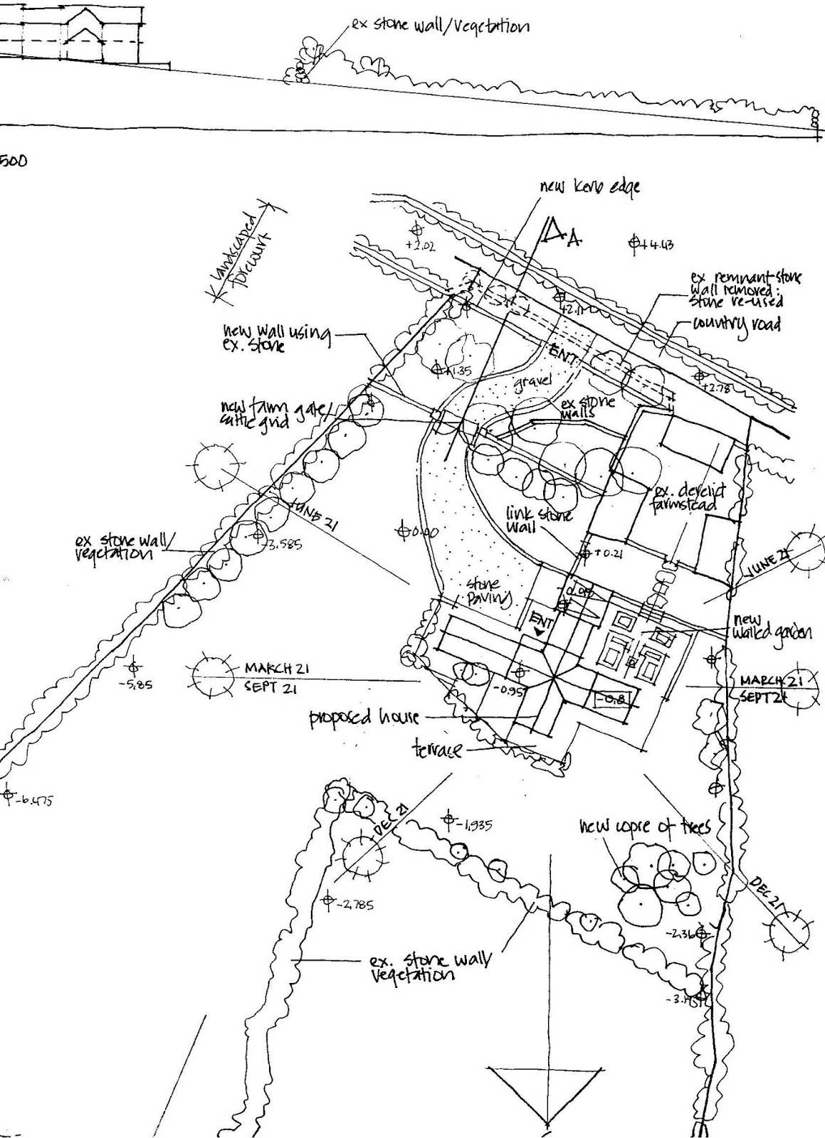 Jennie Castle Architecture Sketch Site Plan