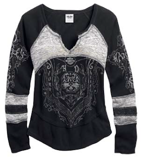 http://www.adventureharley.com/harley-davidson-womens-notched-neck-mixed-media-henley-black-96160-16vw