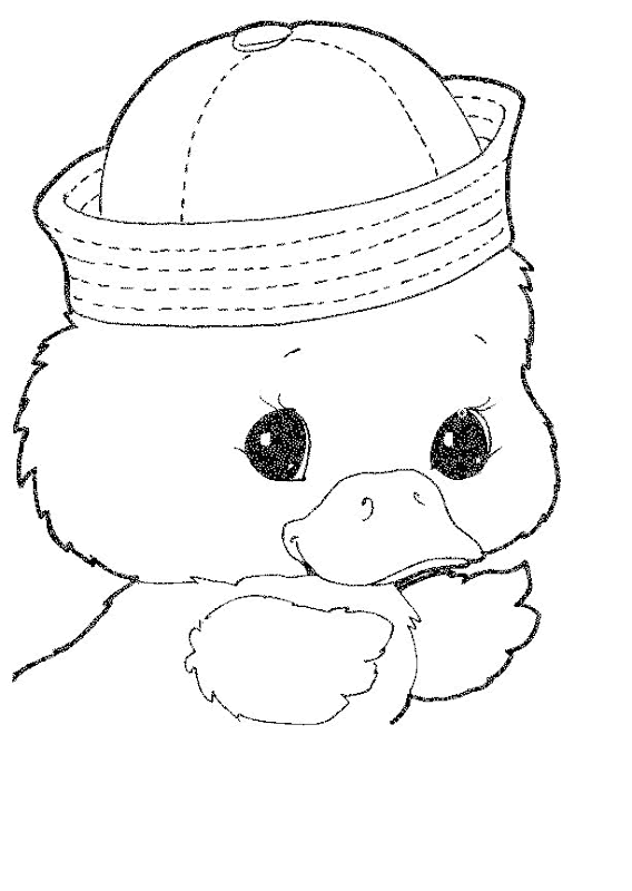 Baby Ducks Coloring Pages Pictures title=