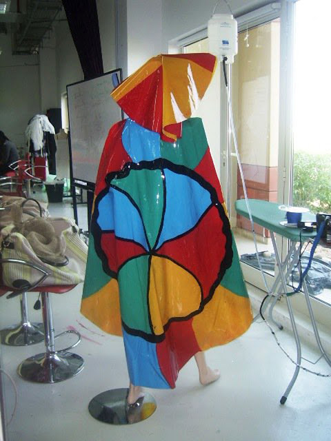 Niki de Saint Phalle - “Nanas” inspired clothes back view