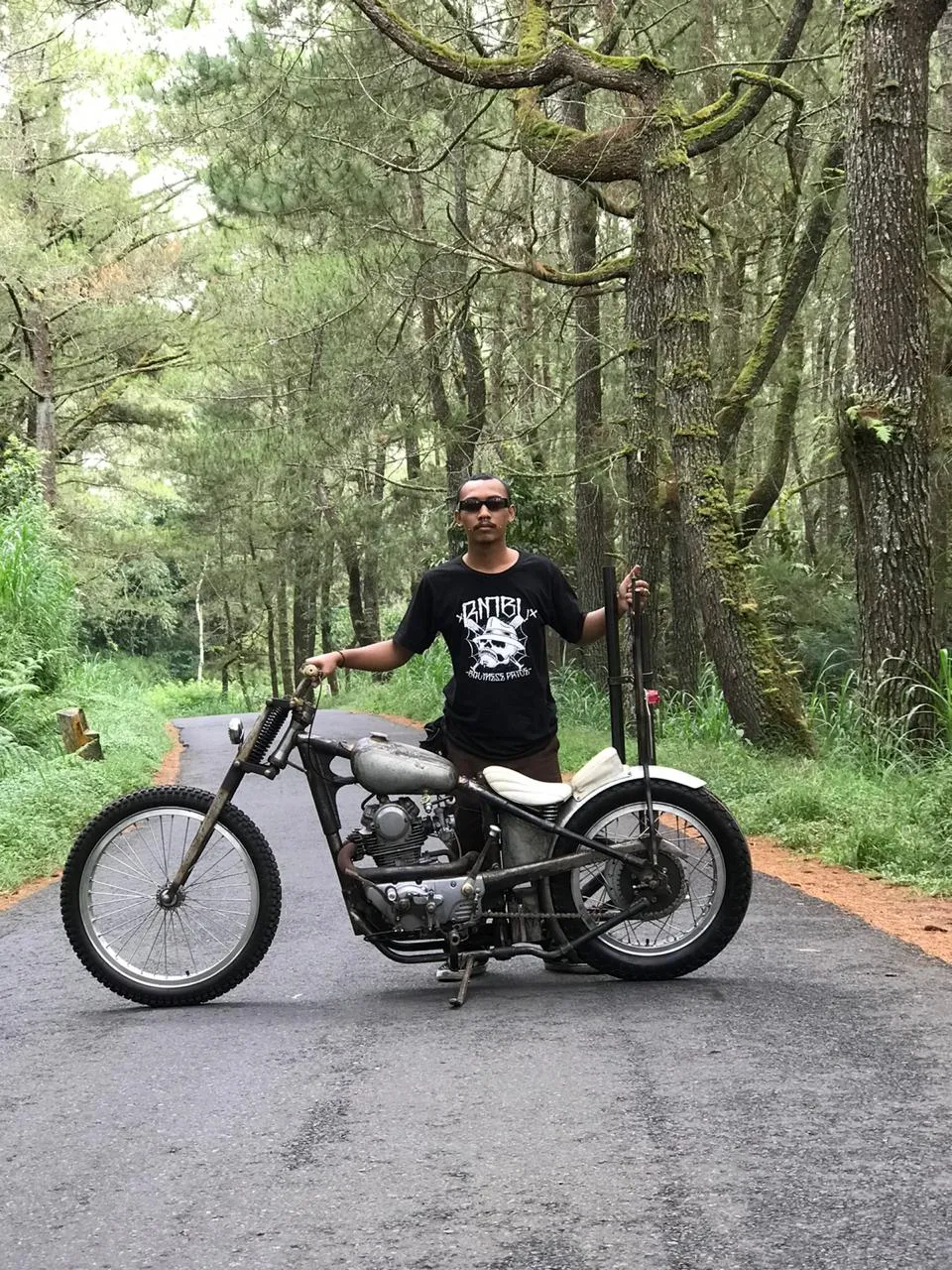Modifikasi Chopper KZ200