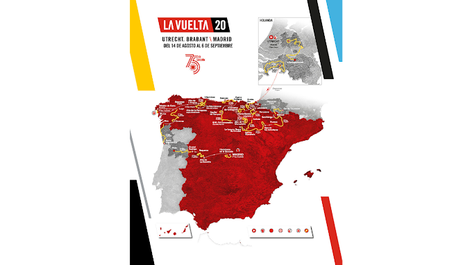 EL RECORRIDO DE LA VUELTA A ESPAÑA 2020