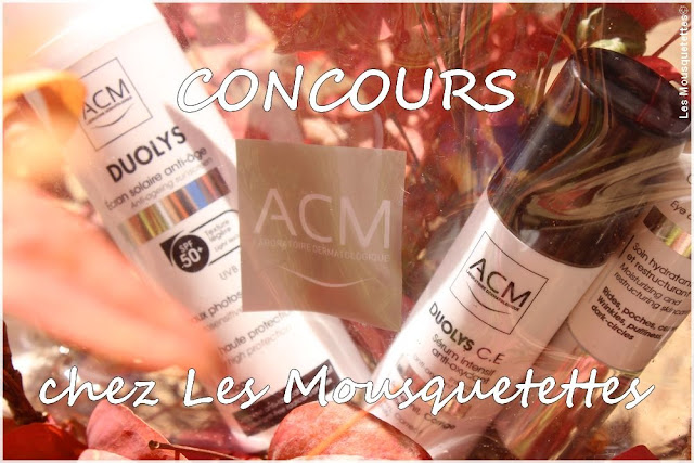 Concours Laboratoires ACM - Blog beauté Les Mousquetettes©
