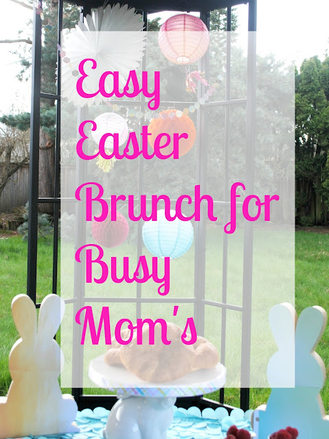 Easy Easter Brunch for Busy Mom's. For more ideas go to FizzyParty.com 