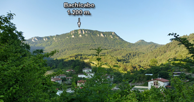 Bachicabo visto desde la zona de la iglesia