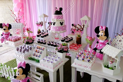 Decoração De Festa Infantil Da Minnie Bebe