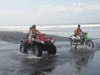 Ride a Atv on the beach 