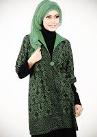 model baju batik muslim