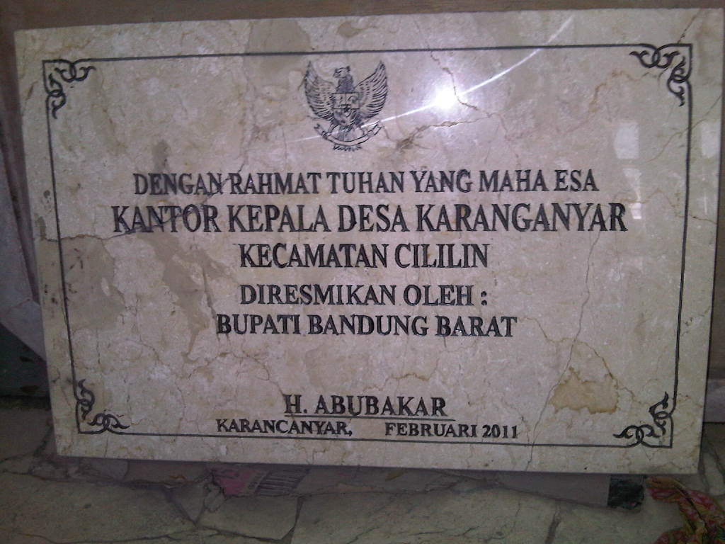 Batu Nisan Prasasti Peresmian Makam Bahan Marmer 