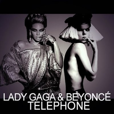 lady gaga and beyonce telephone image