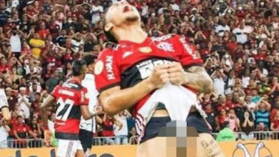 Joao Gomes accidentally shows off his manh**d