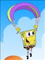 Skydiving SpongeBob